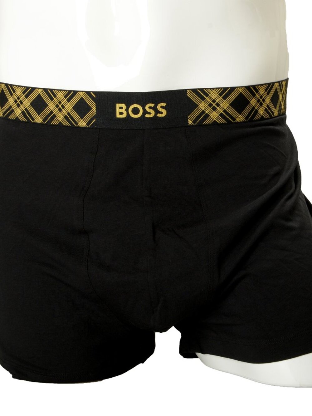 Hugo Boss Men's Logo Stripe Black Trunk Underwear US 2XL IT 56